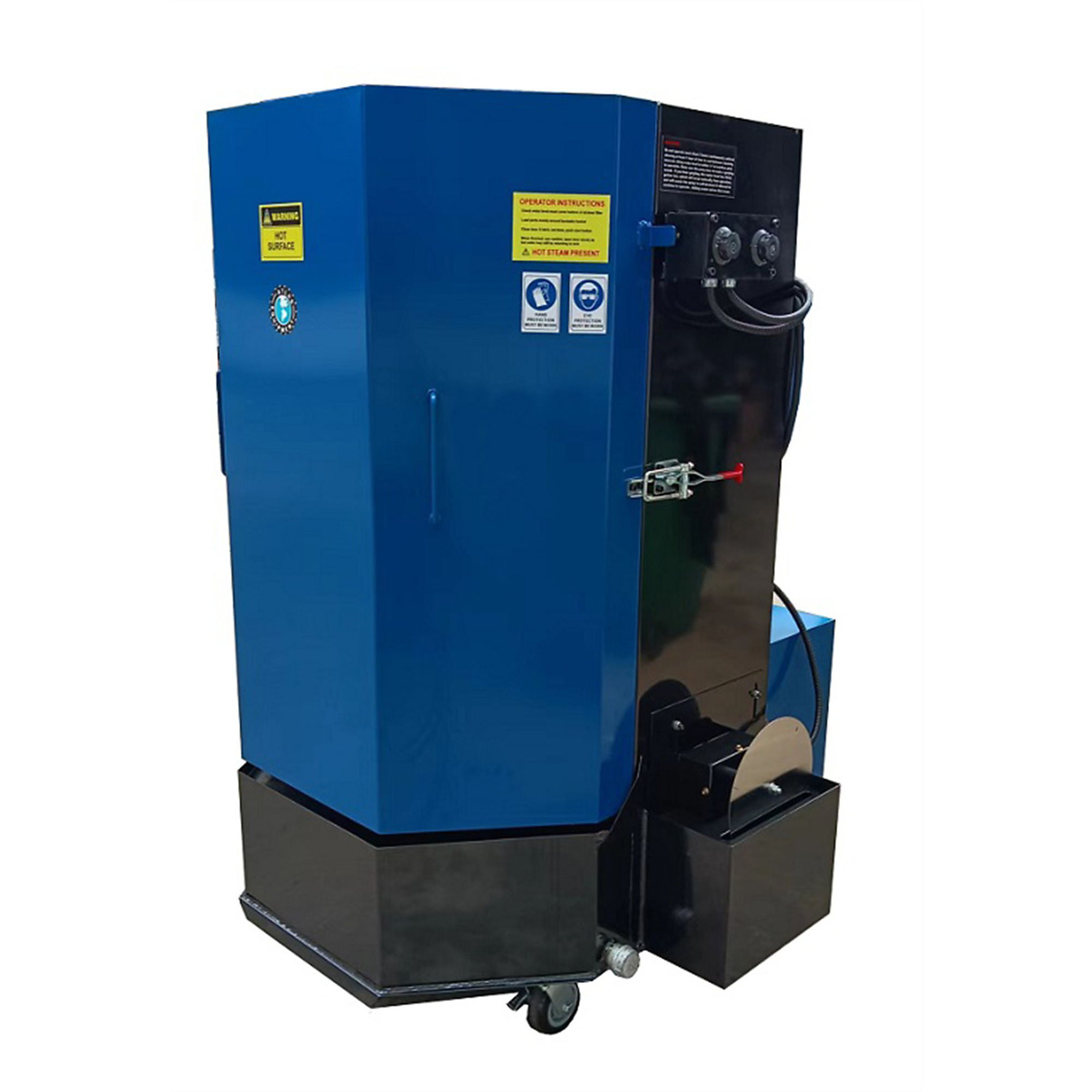 Atlas Automotive Equipment STW-750 Spray Wash Cabinet, Extra Large Cleaning Space, Powder Coat Finish, Heavy Duty Construction, 1,000 lb. Capacity Turntable, 220 Volt, 60 Min Timer, 43 GPM Pump